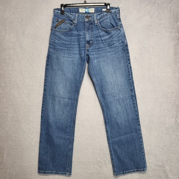 Ariat Jeans Mens 30x32 Legacy M2 Traditional Relaxed Boot Cut Western Casual - Picture 1 of 12